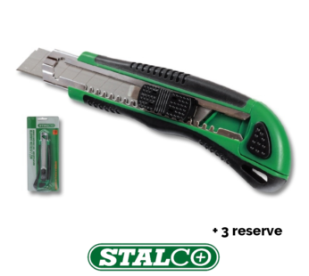 Snap off blade knife + 3 reserve