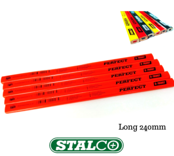 Long Blackedge Carpenters Pencils Red Wood Marking Pencils 240mm