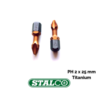 PH2 x 25mm Titanium Phillips Screwdriver Bit Premium Quality