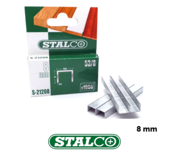 1000pc 8mm STAPLES 53A Pack Duty Gun Tacker Staple Upholstery Galvanised Craft