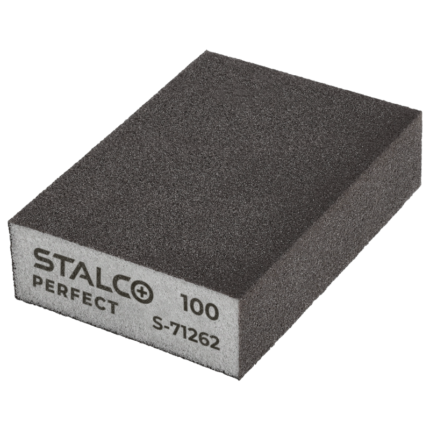 Abrasive Sanding Sponge Cube Grit 100 STALCO PERFECT S-71262-MYHOMETOOLS-STALCO
