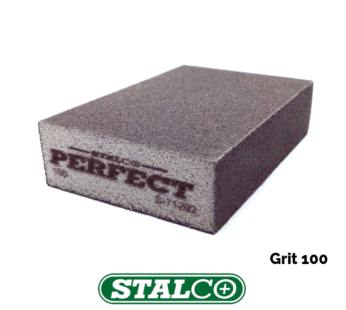 100 Grit abrasive foam sanding block wet dry bodywork sandpaper sponge Perfect