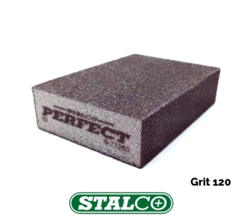 120 Grit abrasive foam sanding block wet dry bodywork sandpaper sponge Perfect