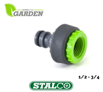 1/2″ 3/4″ Screw On Threaded Tap End Connector Garden Hose Pipe Lock Adaptor