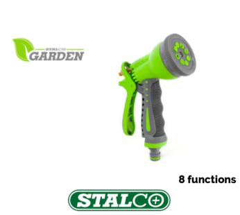 8 Function Sprinkler gun Garden Water Gun Hose Pipe Sprayer Jet Spray Sprinkler Nozzle Fitting
