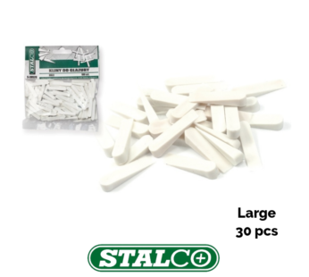 30 pcs Wedges/Spacers Tile Large Size Tool Tiling Flooring set White 37mm x 7mm