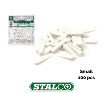 100 pcs Wedges/Spacers Tile Small Size Tool Tiling Flooring set White 23mm x 4mm