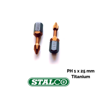 PH1 x 25mm Titanium Phillips Screwdriver Bit Premium Quality