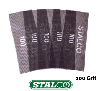 100 GRIT Abrasive Strips Sanding Sheet Mesh Hand Sander Plaster Metal Wood