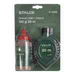 Chalk Line + Red Chalk 120g STALCO S-11035-MYHOMETOOLS-STALCO