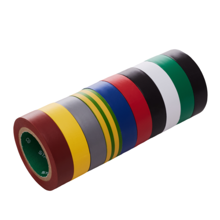 Insulating Tape 15mm x 20m Black 1pc STALCO S-38715-MYHOMETOOLS-STALCO