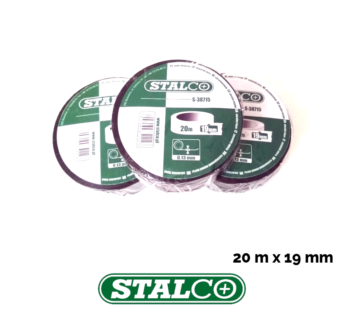 20m BLACK Electrical PVC Insulation Tape Flame Retardant Rolls Insulating Stalco