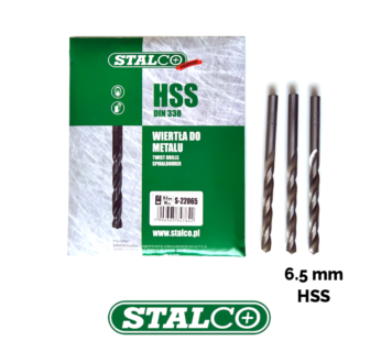 6.5 METAL DRILL HSS DIN 338 Rolled Bit Twist Professional