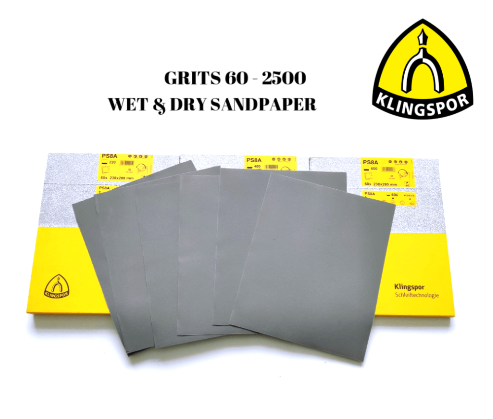600 grit Wet and dry sandpaper sand paper Klingspor Poland