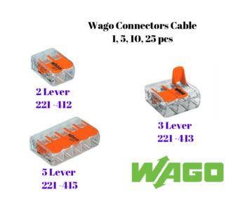 Wago Connectors Cable 221 Series 221-412 221-413 221-415 Electrical Wire