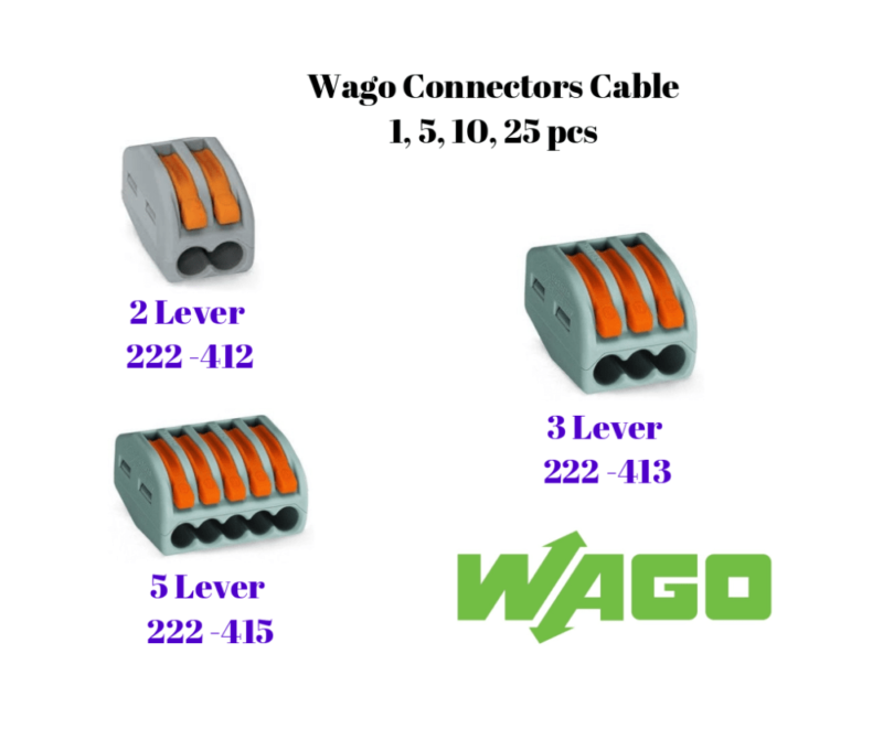 222-412 Wago Connectors Cable Electrical Wire
