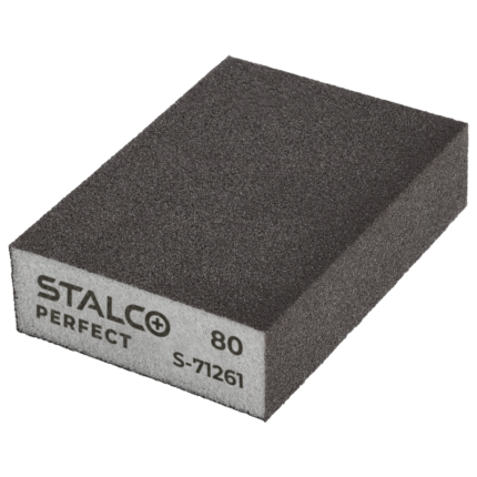 Abrasive Sanding Sponge Cube Grit 80 STALCO PERFECT S-71261-MYHOMETOOLS-STALCO