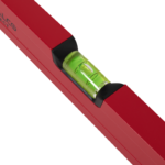 Aluminium Level 120cm Red STALCO PERFECT S-65122-MYHOMETOOLS-STALCO