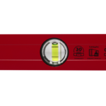 Aluminium Level 120cm Red STALCO PERFECT S-65122-MYHOMETOOLS-STALCO