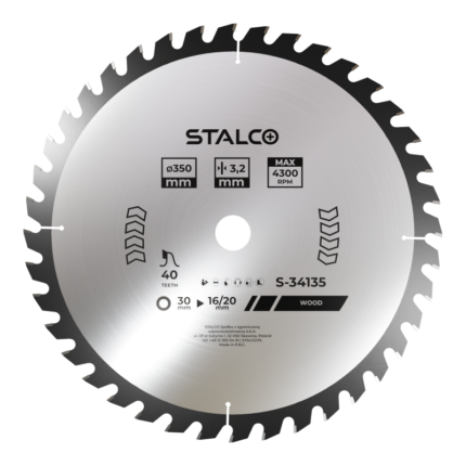 Circular Saw Blade 200mm x 2.4 x 30mm 40 teeth STALCO S-34220-MYHOMETOOLS-STALCO