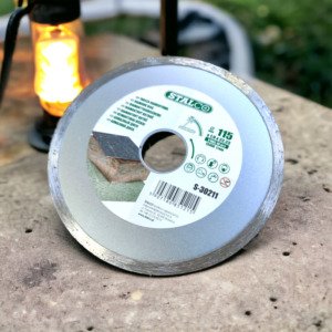 Continuous diamond disc 115 mm cutting blade masonry grinder solid saw angle-MYHOMETOOLS-STALCO