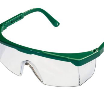 Clear Anti-spatter Safety Glasses Green