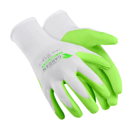 Polyester gloves LATEX FOAM size 8 STALCO GARDEN S-80703-MYHOMETOOLS-STALCO