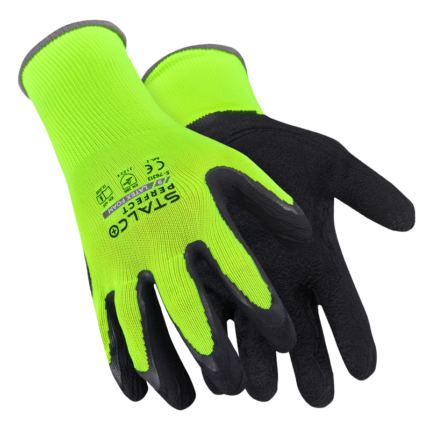 Polyester gloves LATEX FOAM size 9 STALCO PERFECT S-76313-MYHOMETOOLS-STALCO