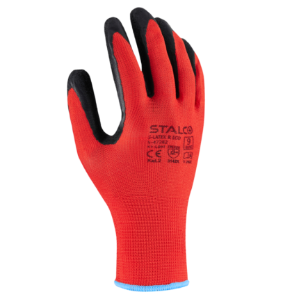Polyester gloves S-LATEX R ECO size 9 STALCO S-47282-MYHOMETOOLS-STALCO