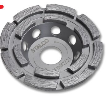 Diamond grinding disc 100 mm two-row
