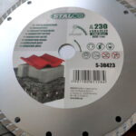 Turbo Diamond Disc 230 Mm Cutting Blade Masonry Grinder Solid Saw Angle-MYHOMETOOLS-STALCO