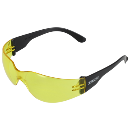 Yellow Safety Glasses PARROT STALCO S-44210-MYHOMETOOLS-STALCO