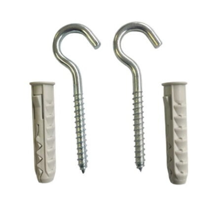 12x60 Ceiling Hooks with Anchors - Concrete Wall Brick 2pcs-MYHOMETOOLS-STALCO