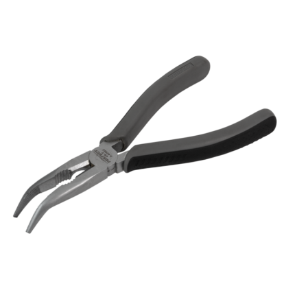 Bent Long Nose Pliers 160mm STALCO PERFECT S-67052-MYHOMETOOLS-STALCO