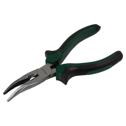 Bent Long Nose Pliers 160mm STALCO S-14046-MYHOMETOOLS-STALCO