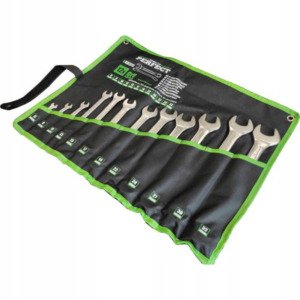 Combination Spanners, polished, set of 12 (kit 1)-MYHOMETOOLS-STALCO