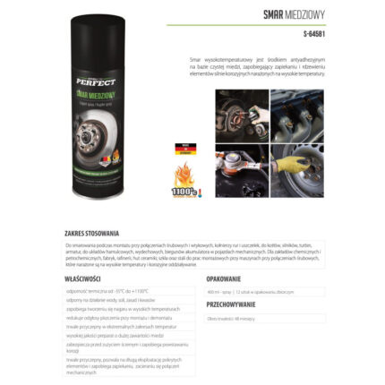 Smar miedziany w sprayu 400ml STALCO PERFECT S-64581-MYHOMETOOLS-STALCO