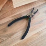 Inner SEEGER pliers, curved, 180 mm-MYHOMETOOLS-STALCO