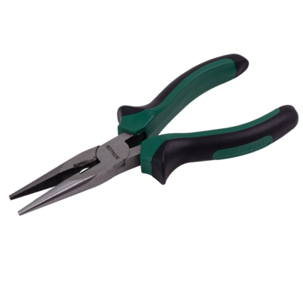 Long Nose Pliers Straight 160mm STALCO S-14036-MYHOMETOOLS-STALCO