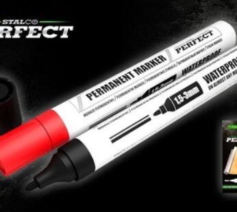 Permanent marker Stalco Perfect black