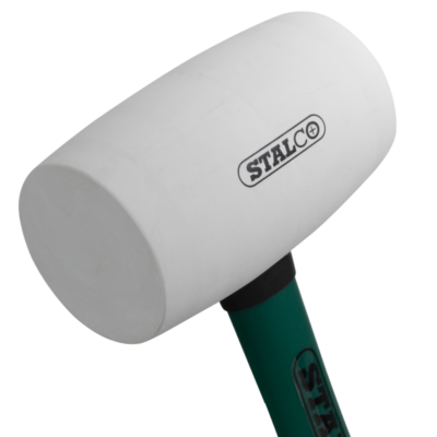 Młotek gumowy biały 90 mm-MYHOMETOOLS-STALCO