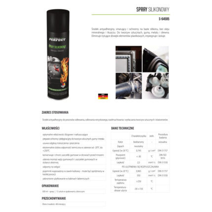 Silicon Spray 500ml STALCO PERFECT S-64585-MYHOMETOOLS-STALCO