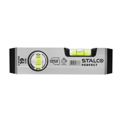 Mała kieszonkowa poziomica magnetyczna 19cm STALCO PERFECT S-65209-MYHOMETOOLS-STALCO