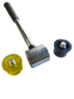Plastikowo-gumowy młotek dwustronny-MYHOMETOOLS-STALCO