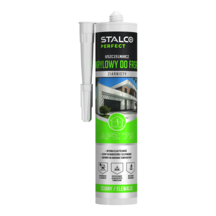 Acrylic Caulk Facade Sealant White 280ml STALCO PERFECT S-64779-MYHOMETOOLS-STALCO
