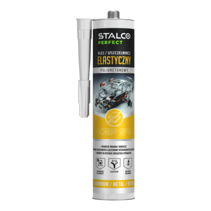 Poliuretanowy elastyczny klej uszczelniający czarny 310ml STALCO PERFECT S-64854-MYHOMETOOLS-STALCO
