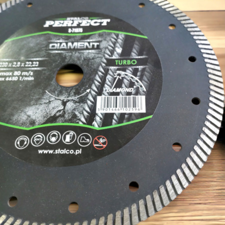 230x22mm Turbo diamond discs Stalco Perfect-MYHOMETOOLS-STALCO