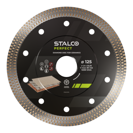 Diamond disc for ceramics 250mm x 2.0mm STALCO PERFECT S-71970-MYHOMETOOLS-STALCO