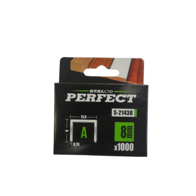 Zszywki 8mm 53A 1000szt Opakowanie STALCO PERFECT S-21438-MYHOMETOOLS-STALCO