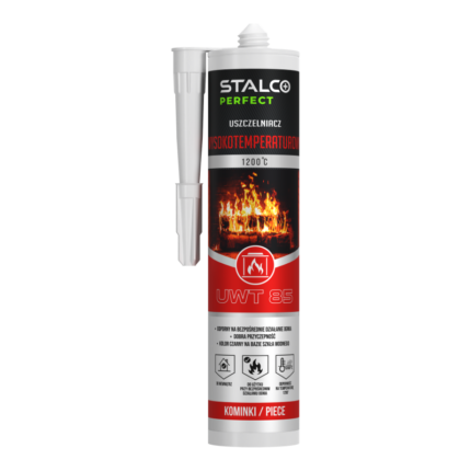 High Temperature Sealant 1200°C Black 280ml STALCO PERFECT S-64785-MYHOMETOOLS-STALCO